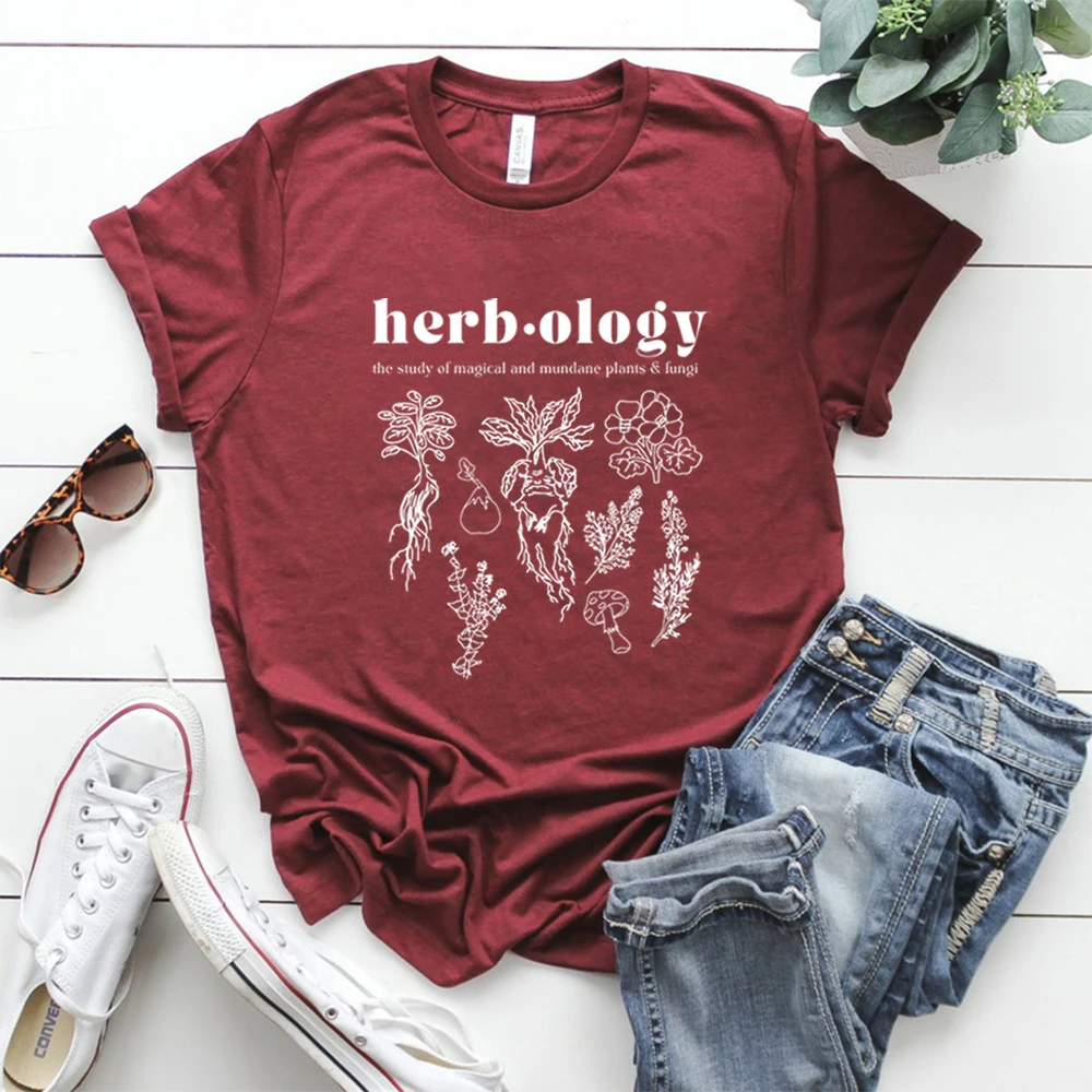 Herbology Tee POTTERHEAD Tees Family Vacation Shirt Books Shirt Plant Shirt HP Graphic Tee Book Lover Gifts Plant Lover Gift images - 6