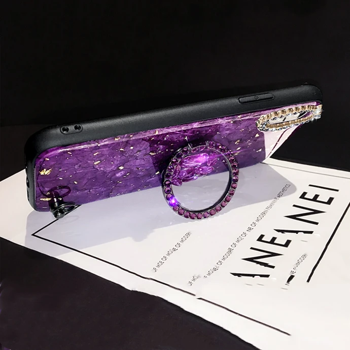 Прочный армированный чехол для телефона модные миловидные Глянцевая Подставка