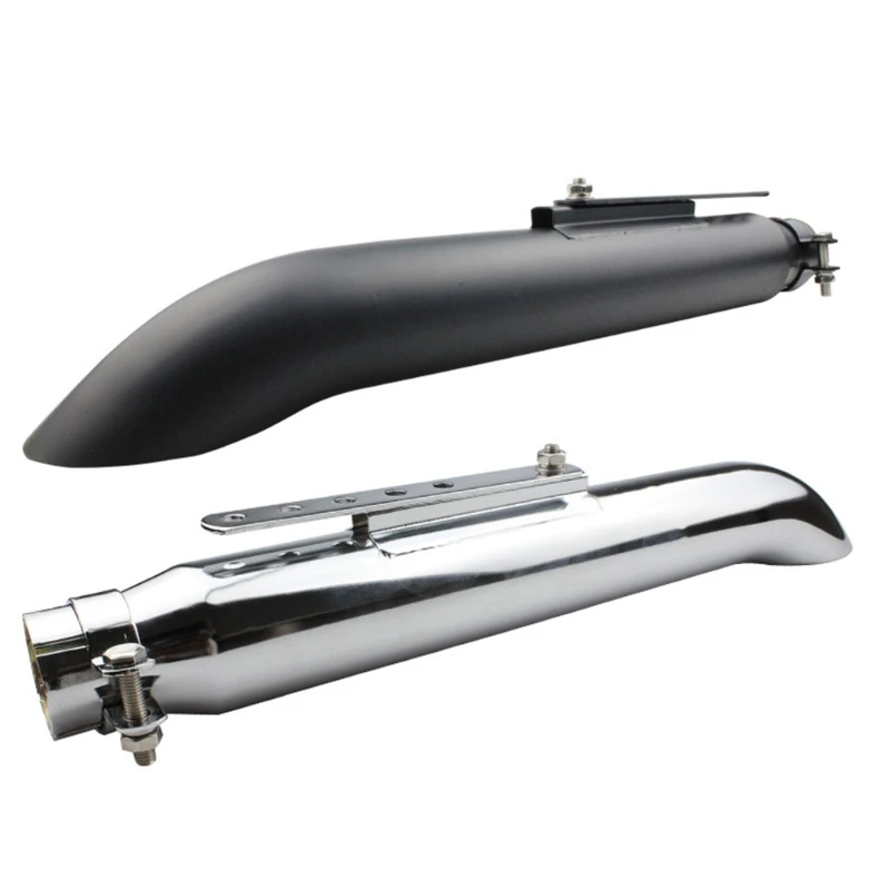 

КРОТ Мотоцикл Мотокросс из нержавеющей стали Ретро выхлопная труба задняя секция для harley-