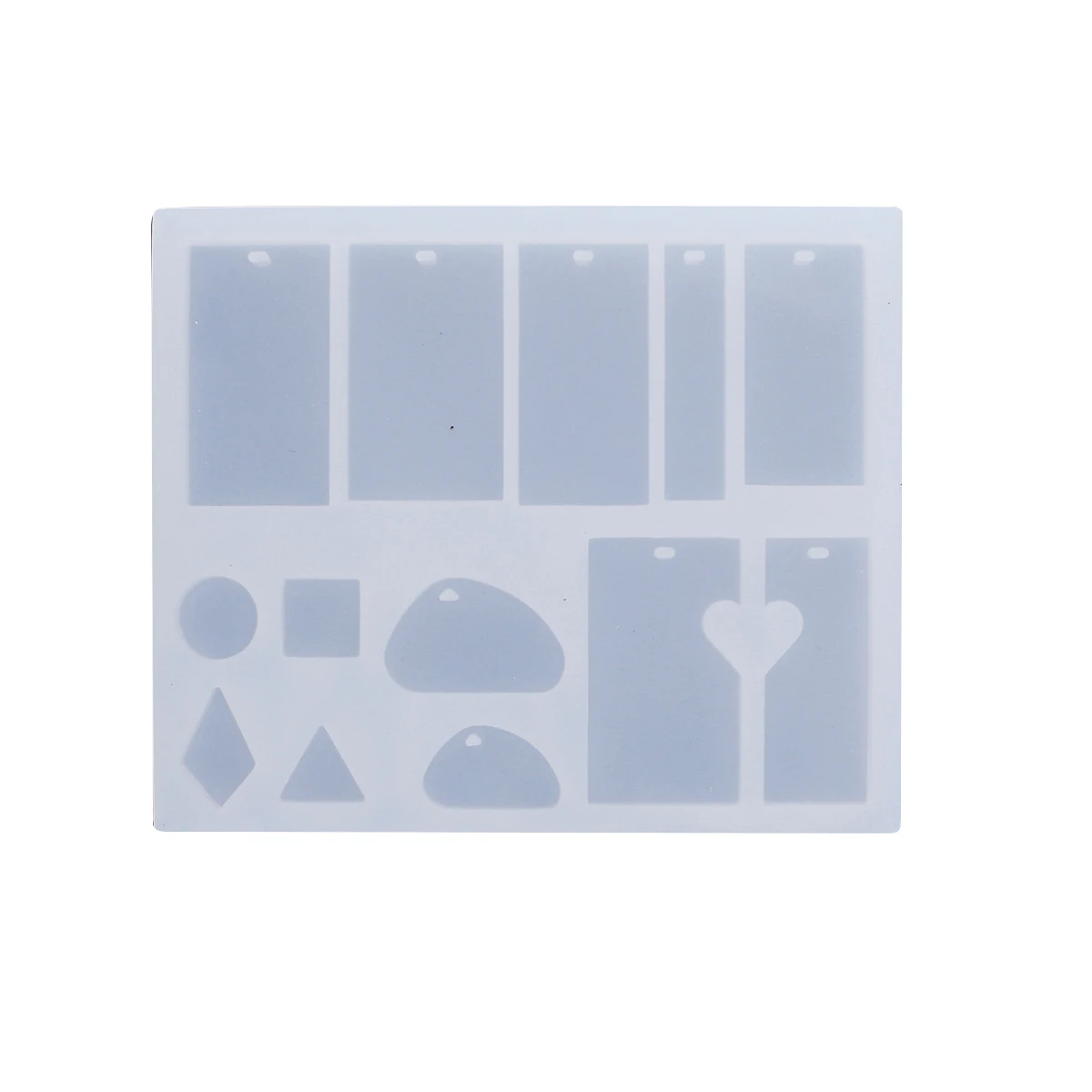

Silicone Resin Mold For Pendants Jewelry Making Mixed Pendant For DIY Jewelry Material Accessories 14.7cm x 12.3cm, 1 Piece