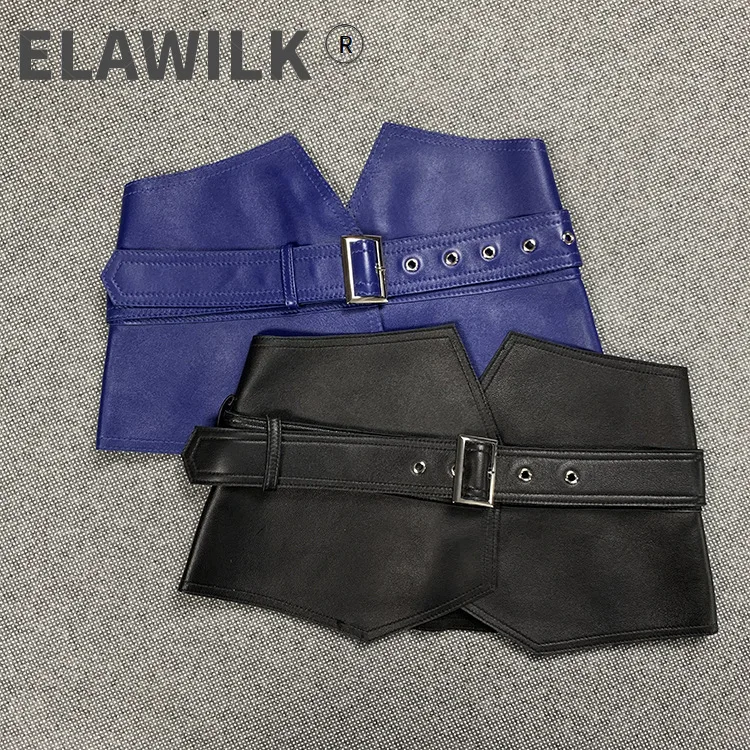 

2021 Spring Fashion Women's brand new high quality Real leather Wide waistband Chic leather Belt B681