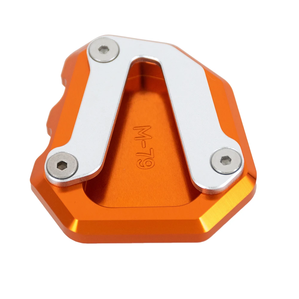 Orange Подножка для мотоцикла, боковая подставка, Накладка для расширения ног, расширенная пластина, аксессуары для KTM Duke 790 790DUKE - Цвет: Orange