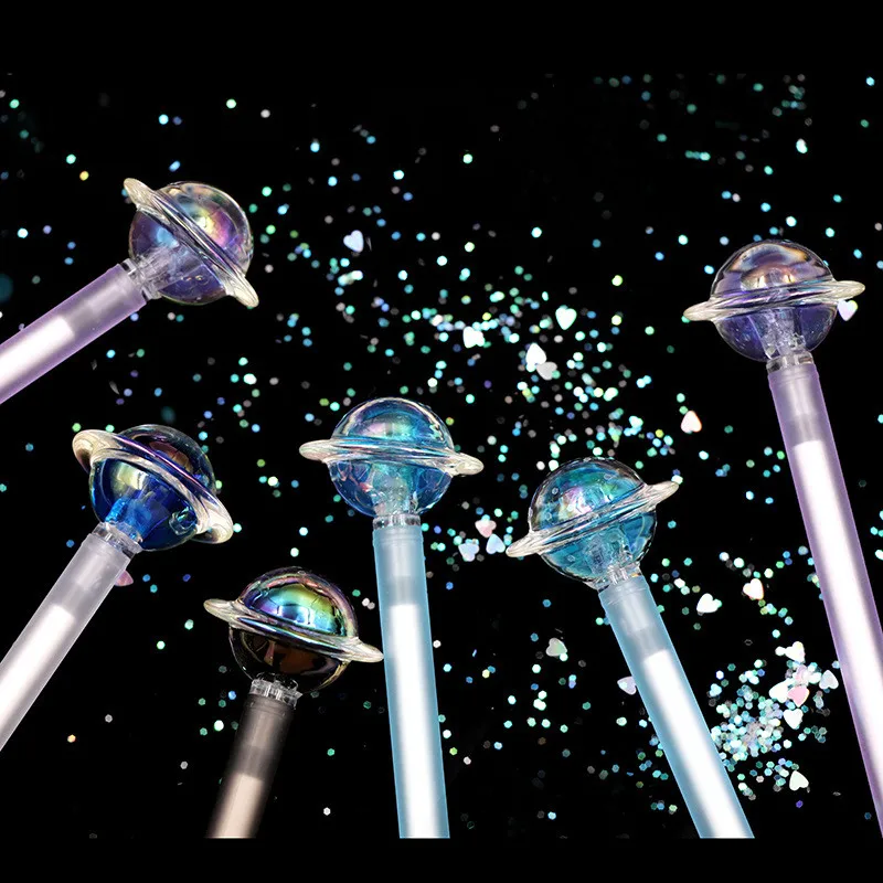 1 шт. холодный лазер Блуждающие планеты творчески написание черный гелевая ручка