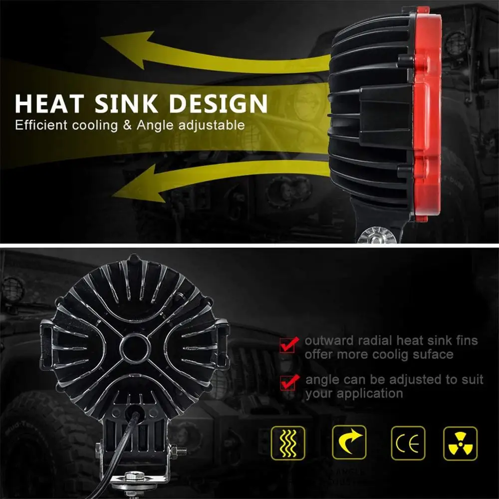 48 Вт Светодиодный светильник для автомобиля лампа вождения грузовика прицепа