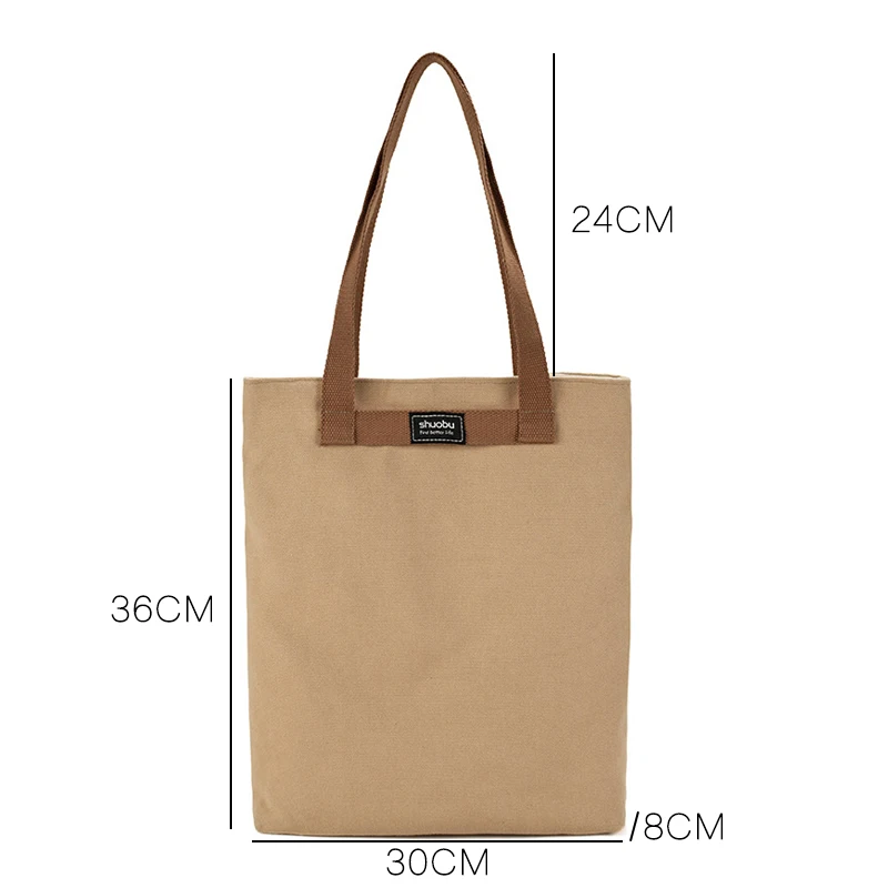 Youda оригинальная одноцветная Холщовая Сумка для покупок классический стиль