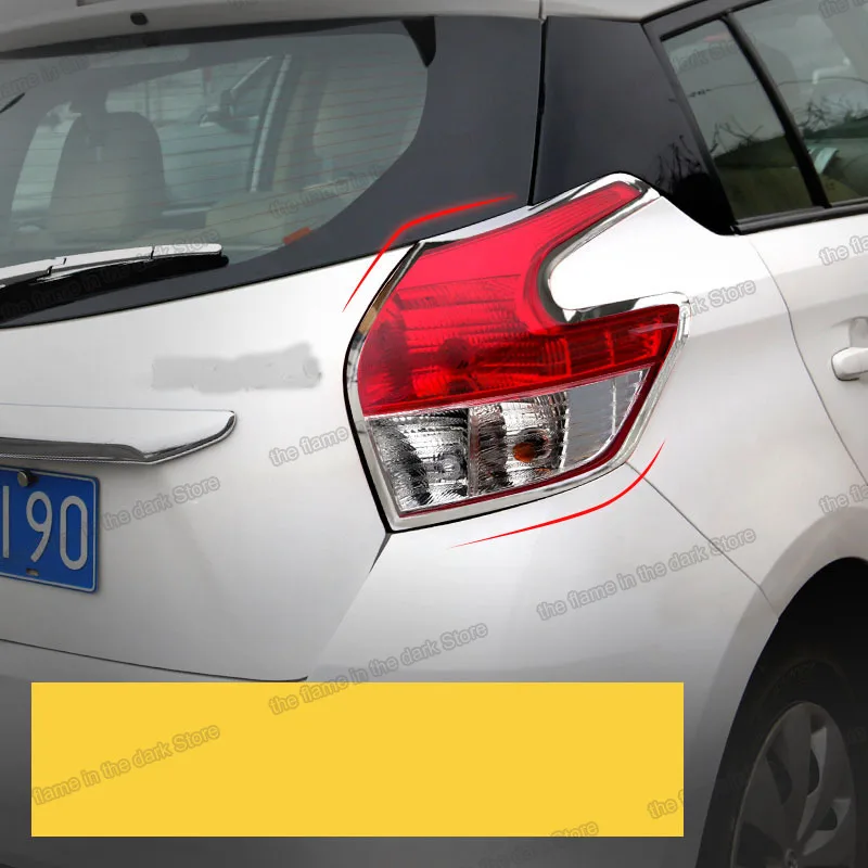 Lsrtw2017 abs автомобилей головной светильник планки задний для Тойота ярис 2013 2014 2015 2016