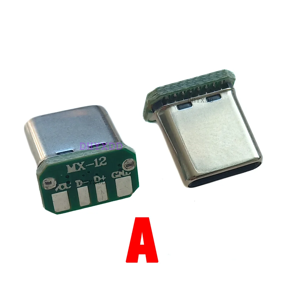 1-5 шт. USB 3.1 плата Type C Вертикальная нашивка 16-контактный 4 сварочный провод для