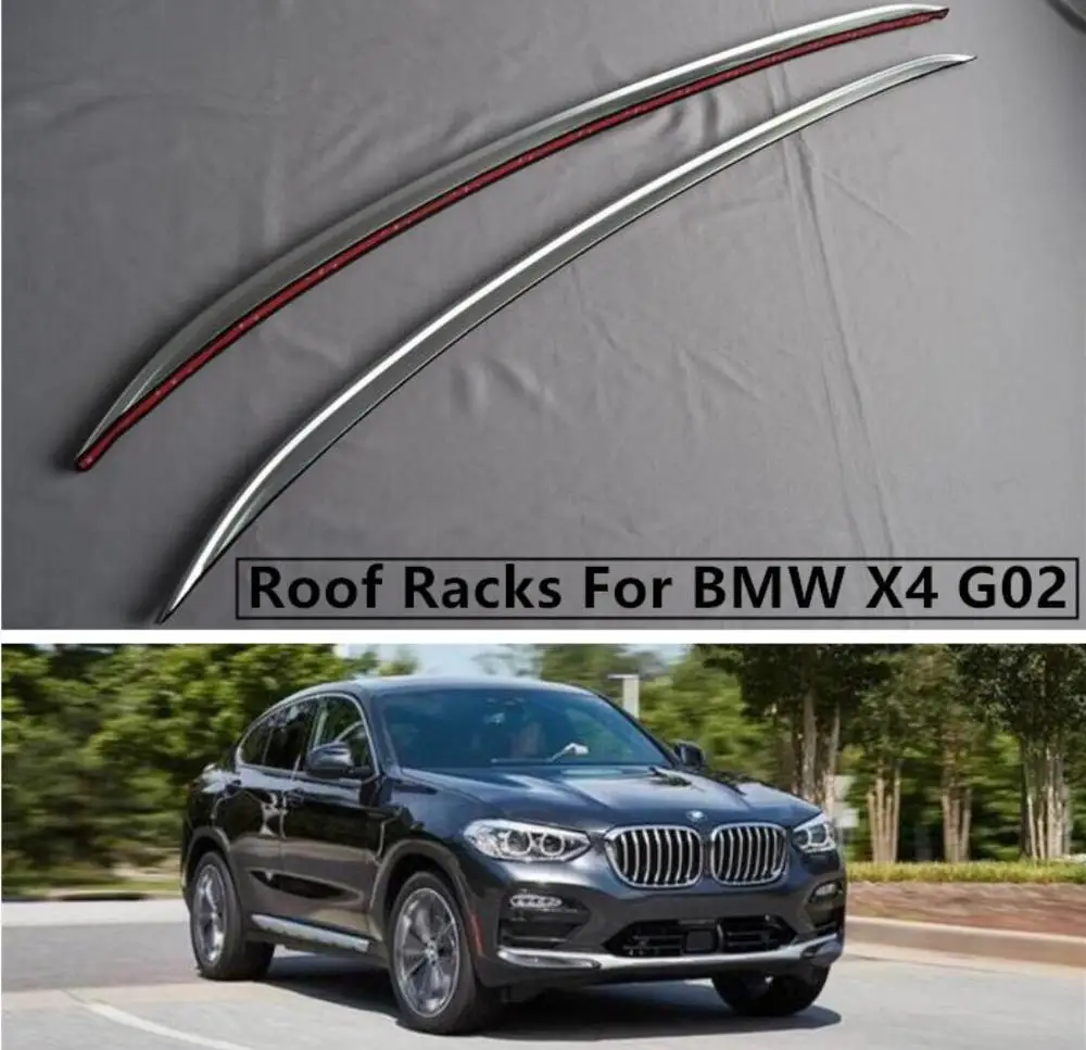 For BMW X4 G02 2018 2019 2020 + Roof Racks Luggage Rack Bar High Quality Aluminium Alloy Car Modification Accessories | Автомобили и