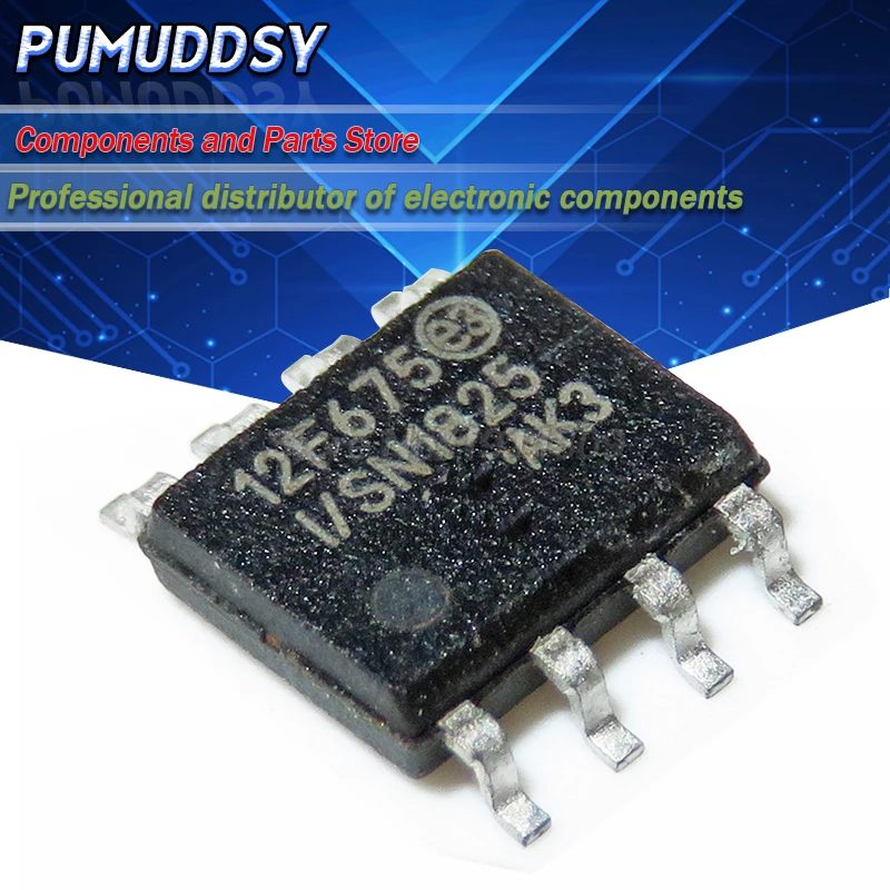 5 шт. новинка Φ/SN 12F675 8-битные микроконтроллеры CMOS SOP-8 | Электронные компоненты и