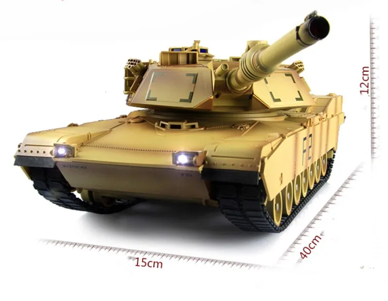 2 4 GHz Моделирование RC Танк Инфракрасный боевой танк Cannon & Emmagee пульт