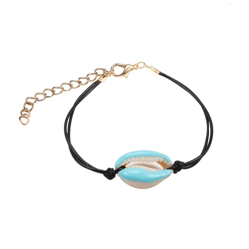 Красочные браслеты в виде раковины Cowrie богемные подвески для женщин и девушек