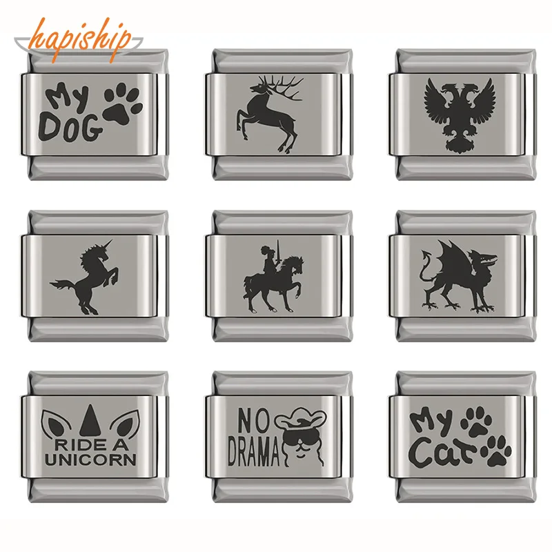 Браслет Hapiship из нержавеющей стали для изготовления ювелирных изделий Шарм с