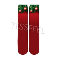 tessffel christmas clothing new fashion mens and womens cotton socks autumn and winter leisure long socks sports socks style3