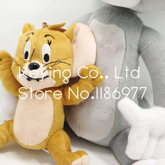 Том Кот и Джерри мышь милые аниме чучела животных плюшевые игрушки куклы 2 шт