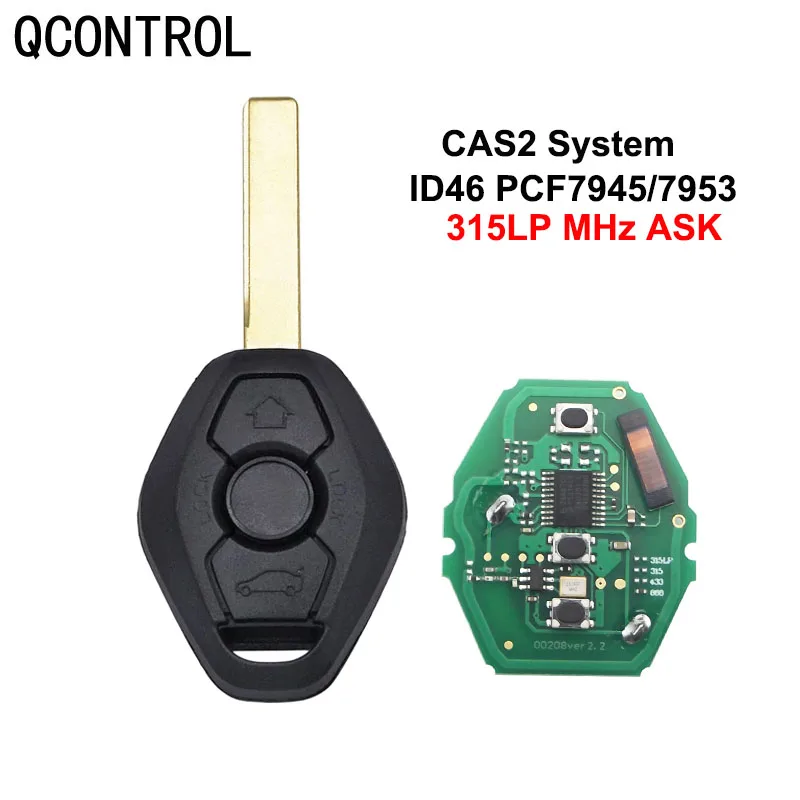 Пульт дистанционного управления QCONTROL 315LP MHz ASK Подходит для BMW 3/5 Series CAS2/CAS2 + System