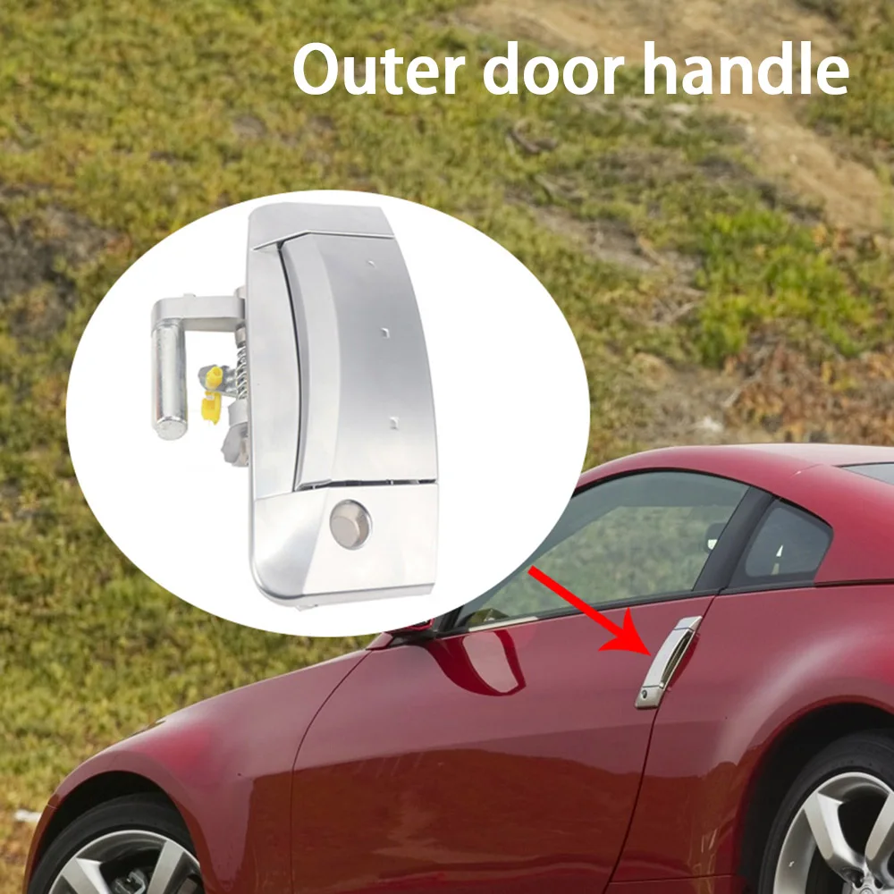 

Car Exterior Front Left Right Outer Door Handle for Nissan 350Z 2003-2009 80607-CD41E 80606-CD01E Accessories Parts
