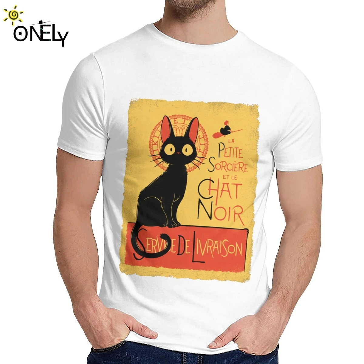 

3D Print Kiki's Delivery Service Japanese Anime T Shirt For Unisex Hipster Organic Cotton Short Sleeve Crewneck