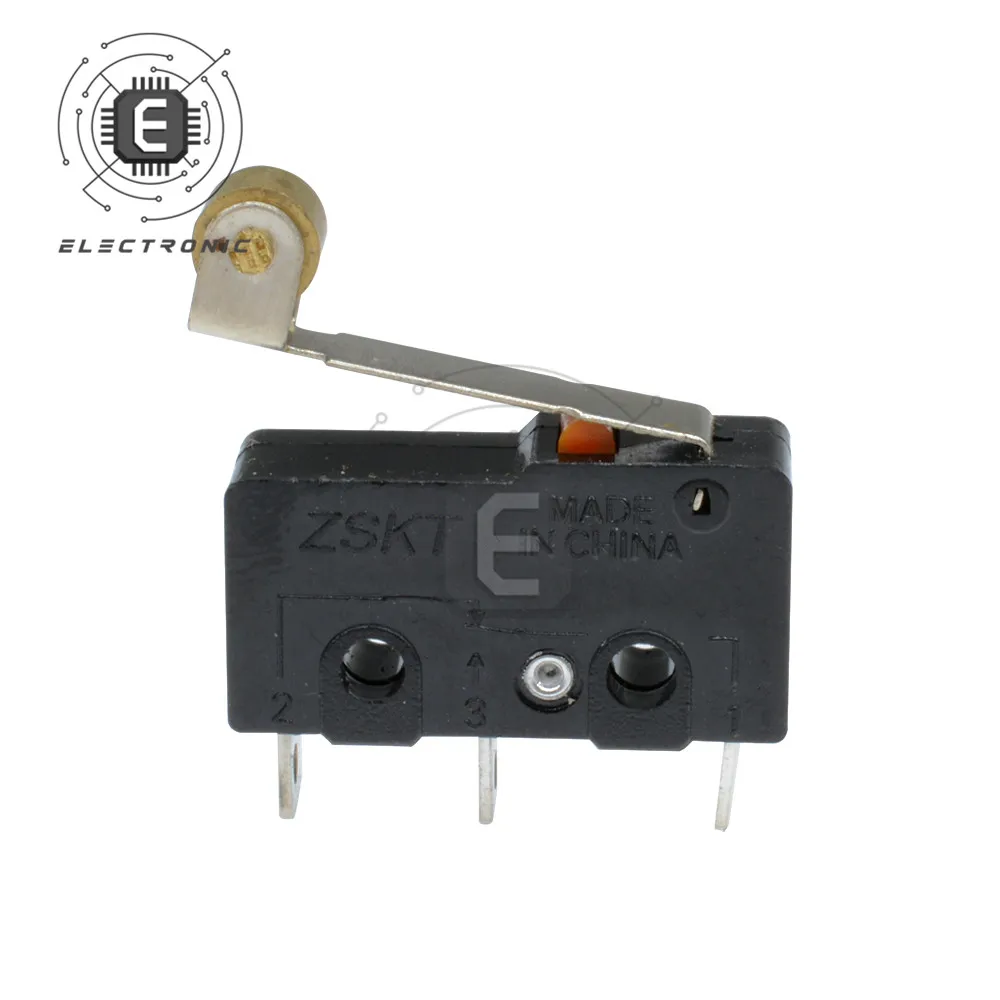 Оригинальный 10 шт./лот KW11-3Z KW12-3 5A 250V тактовый переключатель Микропереключатель с