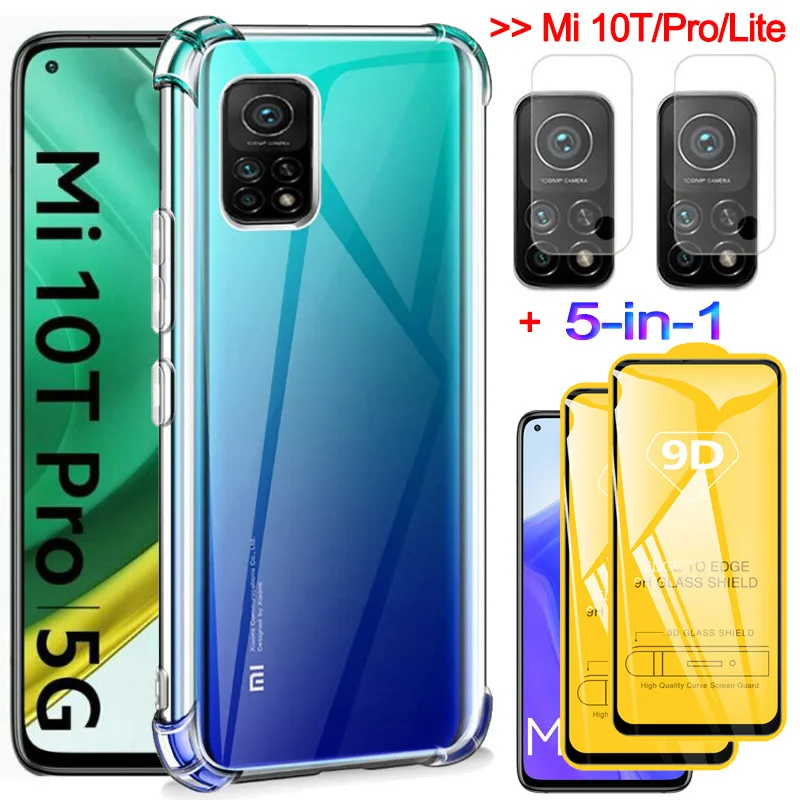 5 в 1 чехлы на телефон + стекло mi 10t pro силиконовый чехол для mi9 lite xiaomi 9se сяоми ми 9 т