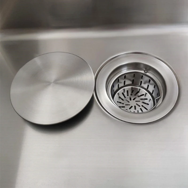 Плоская декоративная крышка для кухни пробка слива раковины нержавеющая сталь 304