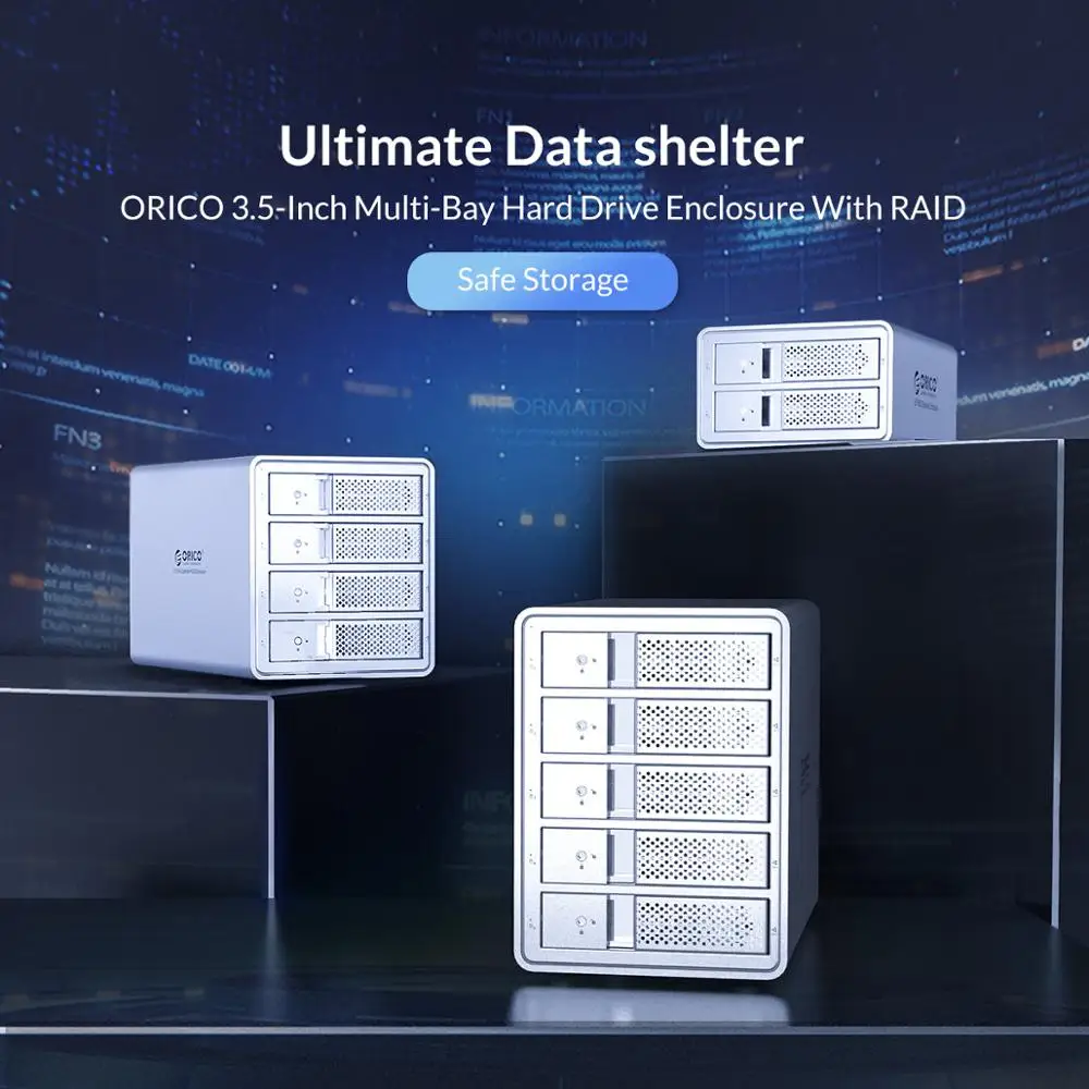 ORICO 95 Series 2 bay 3 5 ''USB3.0 к SATA с RAID Поддержка систем ed Windows / Mac/Linux поддержка емкости 32