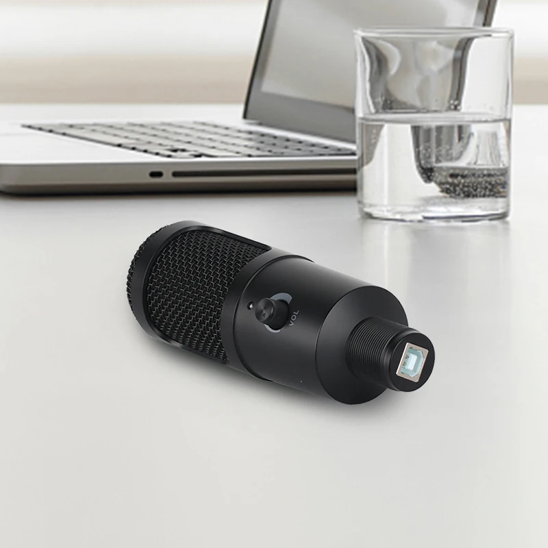 BM800 запись RGB конденсаторный микрофон для iPhone Android ноутбук компьютер