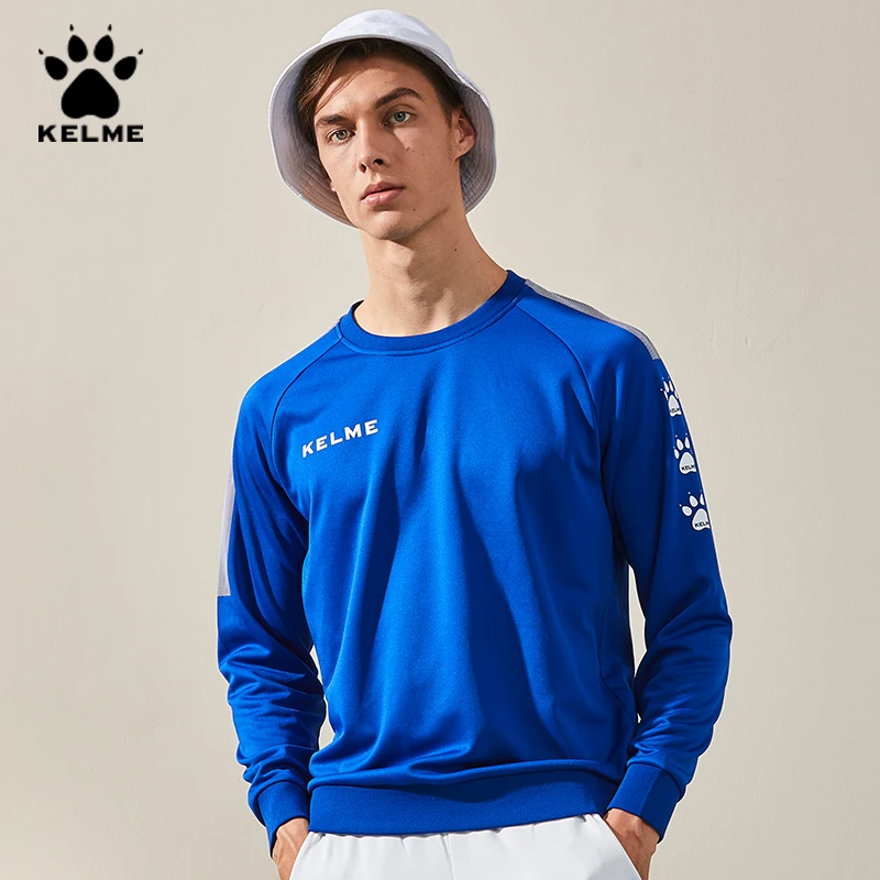Мужская толстовка с круглым вырезом KELME Повседневная Спортивная кофта для улицы