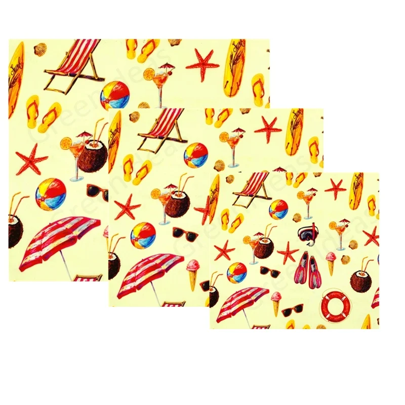 Многоразовая пчелиная восковая пищевая обертка устойчивая пластиковая