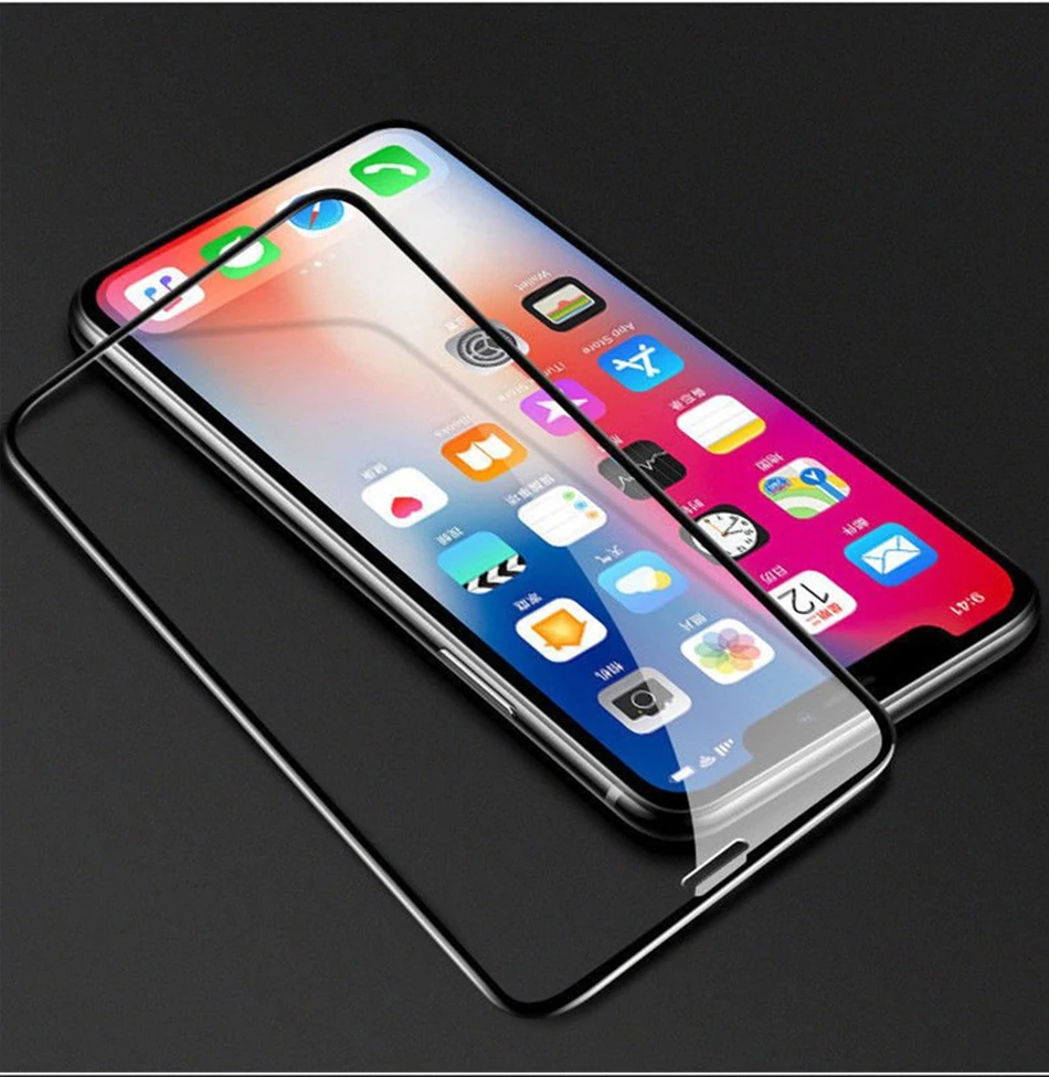 Полное покрытие закаленное стекло для iPhone 11 Защитное экрана Pro Max защита |