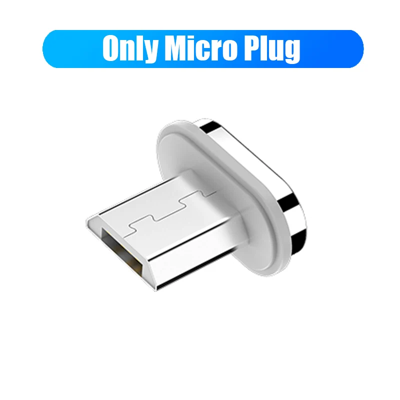 5А Магнитный кабель Micro usb type C супер быстрая зарядка телефона Microusb type-C магнитное зарядное устройство usb c для huawei xiaomi samsung - Цвет: Only Micro Plug