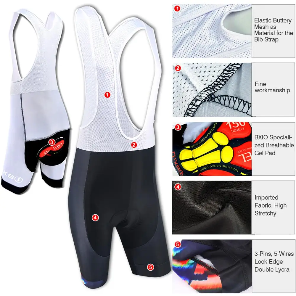 BXIO мужские велосипедные комплекты дышащие водонепроницаемые разноцветные
