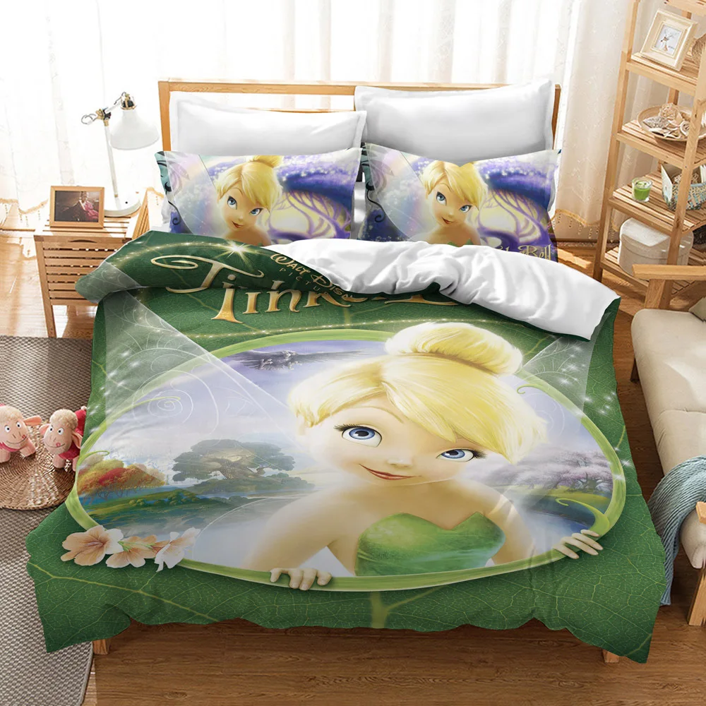 Disney Tinker Bell и Пиратская Фея HD с рисунком 3D пододеяльник наволочка детский