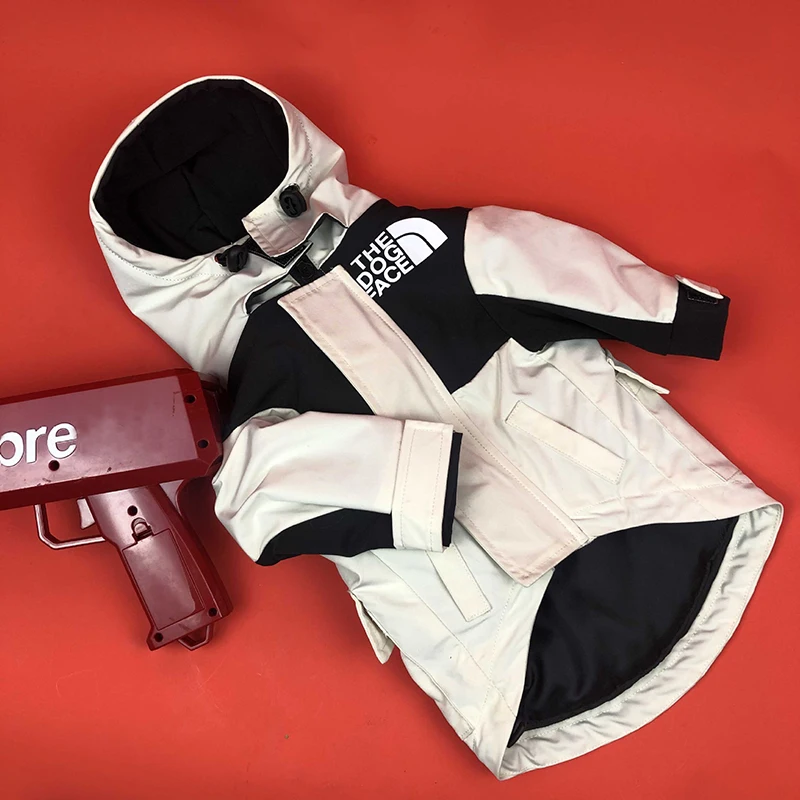 Зимняя одежда для собак теплая пуховая куртка домашних животных ветрозащитная