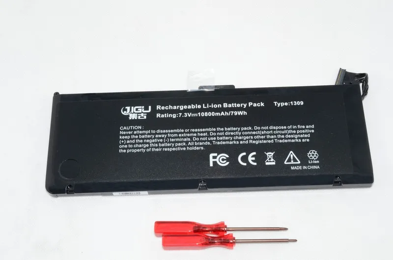 JIGU A1309 сменная батарея для ноутбука APPLE MacBook Pro 1" A1297 [2009 производство] MC226*/A MC226CH/A 79WH
