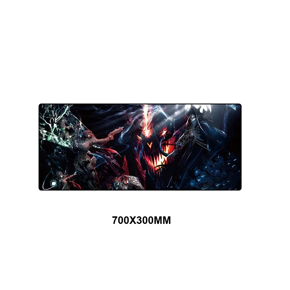 Diablo 3 коврик для мыши резиновый коврик XL большой игровой коврик для мыши геймер Противоскользящий ПК коврик для мыши Lockedge HD офисный коврик мышь для ноутбука - Цвет: AHPHS-002