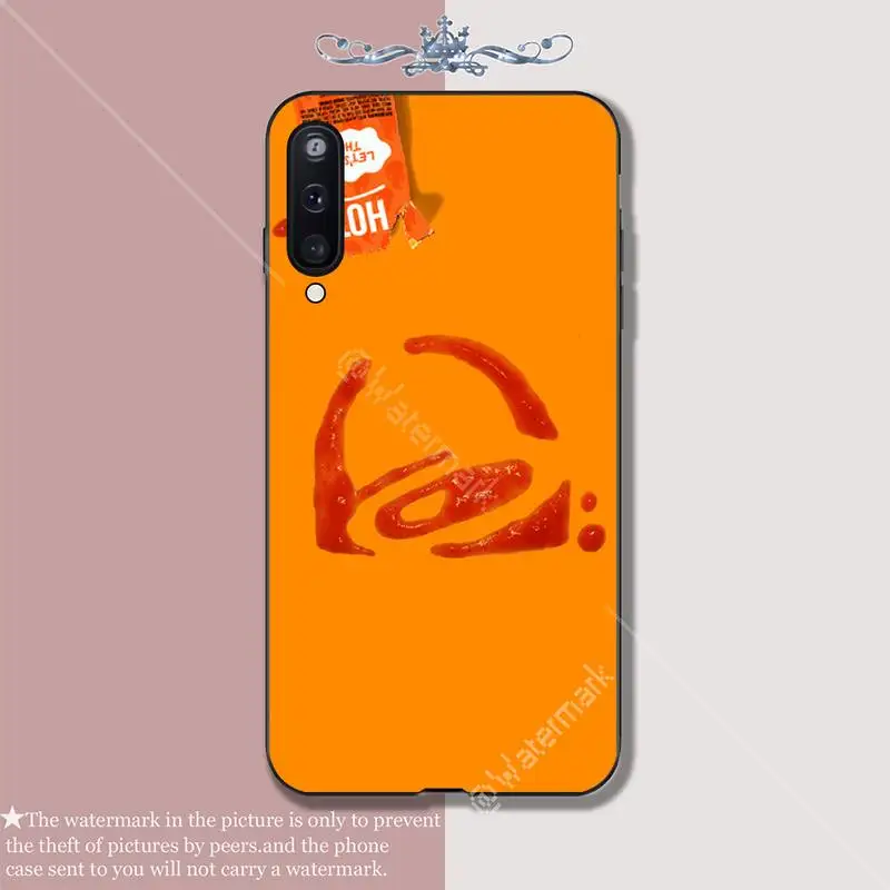 

YJYDNHBD Taco Bell soft TPU black case cover for Samsung galaxy A6 A7 2017 2018 A9 A10 A20 A30S A40 A50 A70 A80 coque