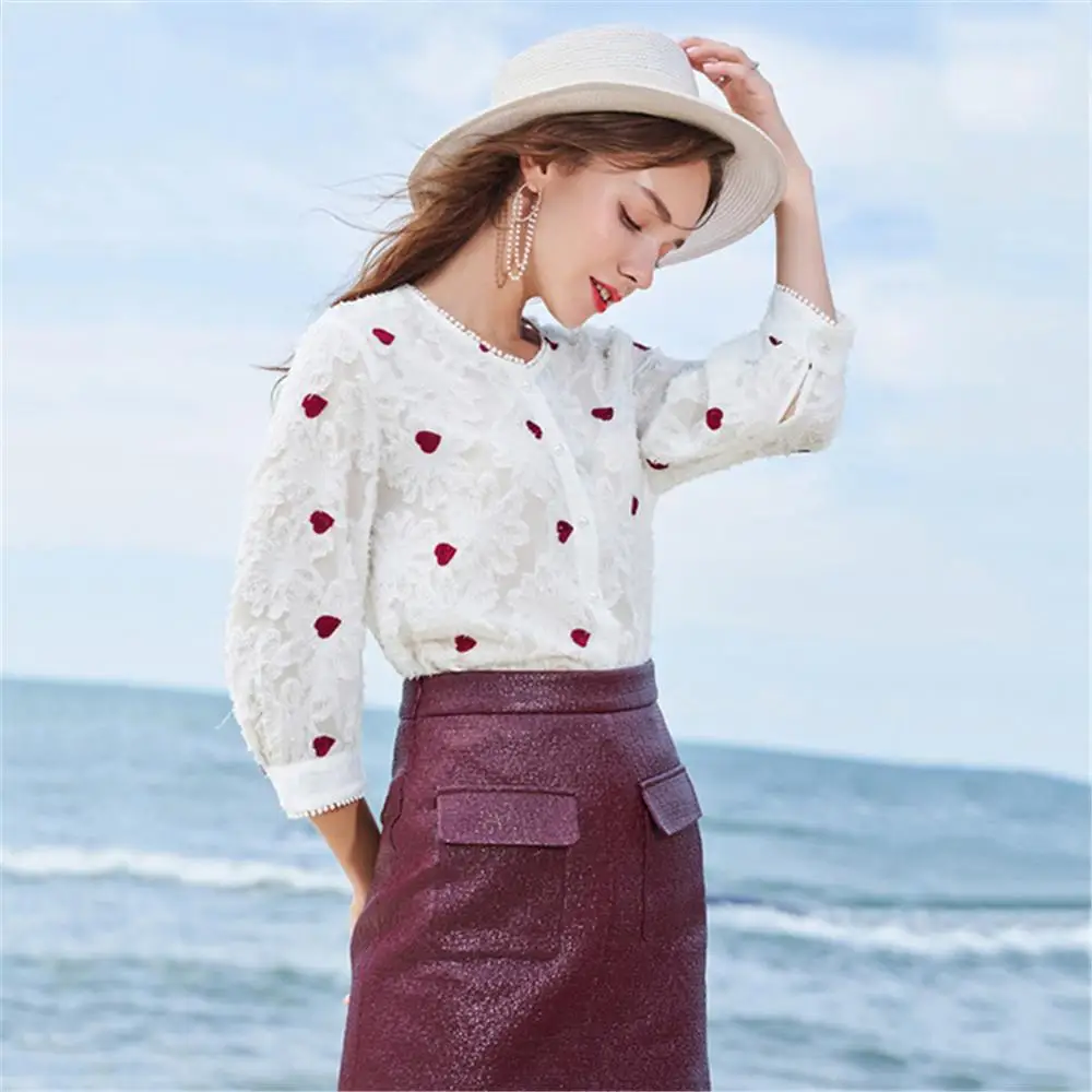 2020 ZA Весенняя новинка Женская шифоновая рубашка модная с длинным рукавом Boho