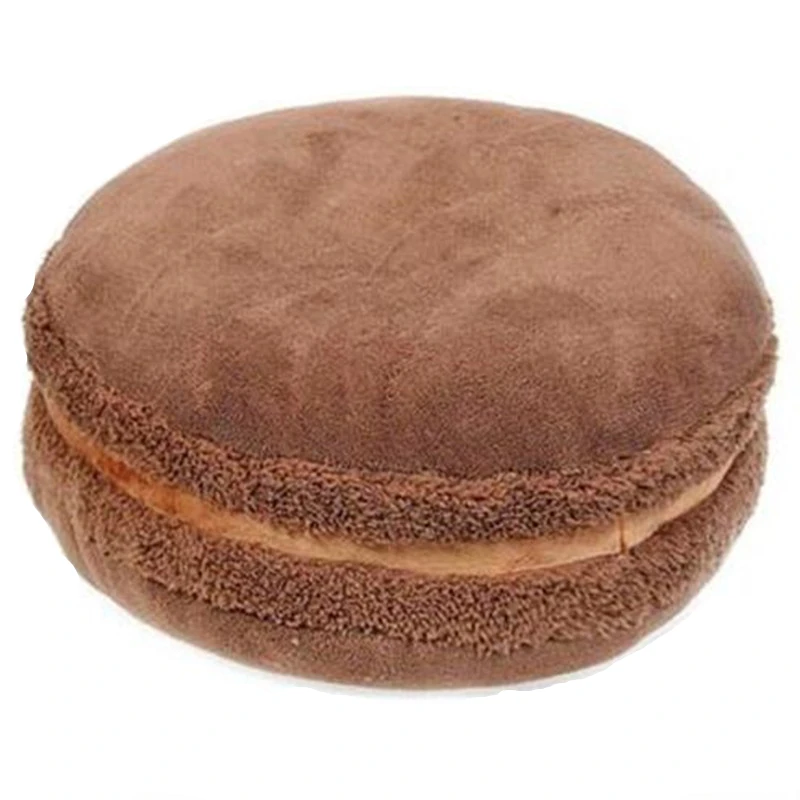 

CFen A's Macaron shape Plush cushion round cake pillow Sofa Decoration Home Decor Wedding Cushion Christmas birthday Gift 1pc