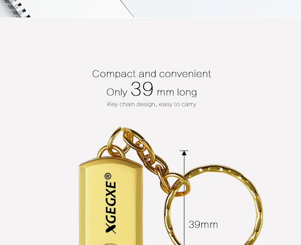 XGEGXE USB флэш-накопитель 32 ГБ Флешка 8 Гб 16 Гб 64 Гб 128 ГБ Складной Металлический Высокоскоростной водонепроницаемый накопитель для ноутбука ПК телефон