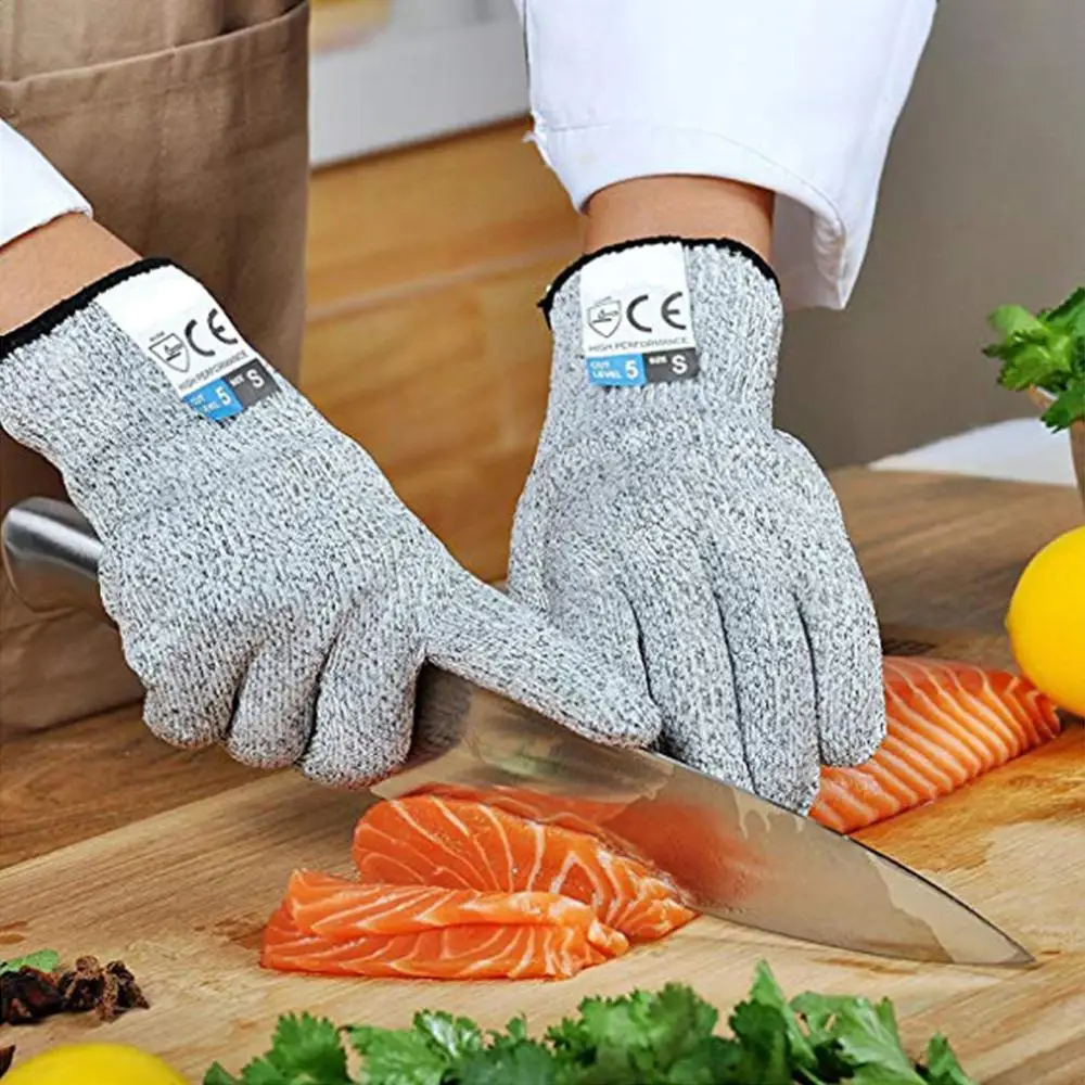 Перчатки для защиты от порезов высокопрочные защитные кухонные перчатки класса 5