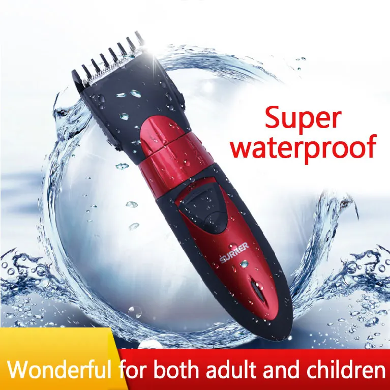 

Hair Clipper for Men Beard Trimmer Cordless Hair Cutting Kit Barber Clipper Rechargeable IPX7 Waterproof