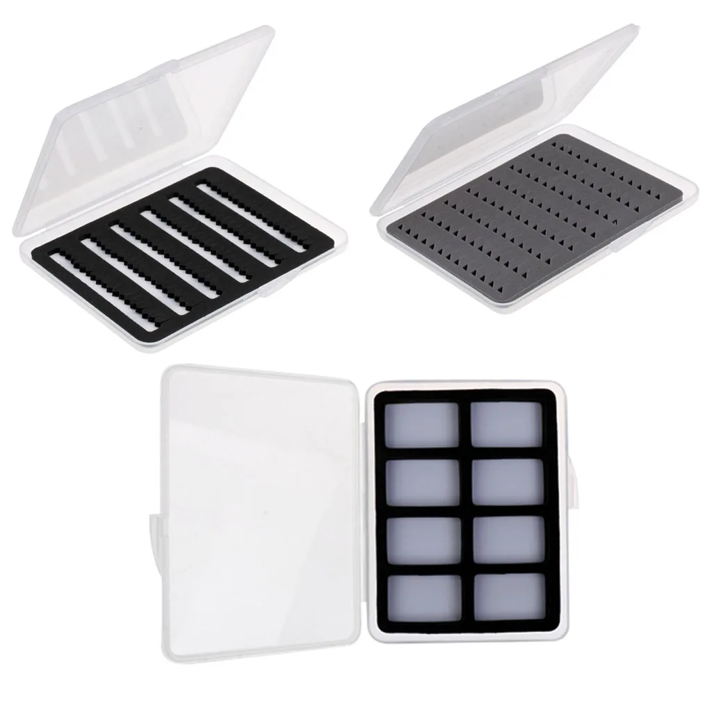 Водонепроницаемая Easy Grip/Slit пена для ловли нахлыстом прозрачная крышка коробка