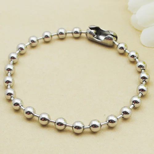 Браслет из нержавеющей стали с шариками для женщин 2020 новый хип хоп Рок девушка