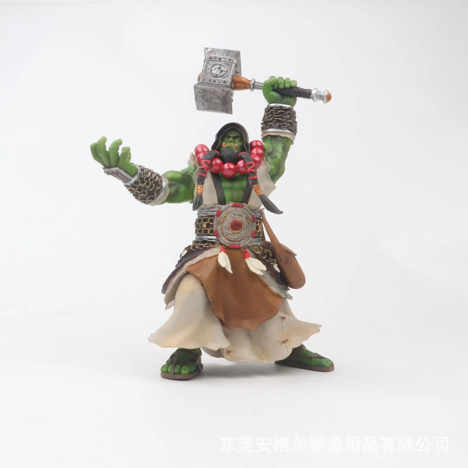 Новая фигурка игрушка из PVC, коллекционная модель DC WOW Thrall The Orc Shamman, высотой 20 см.