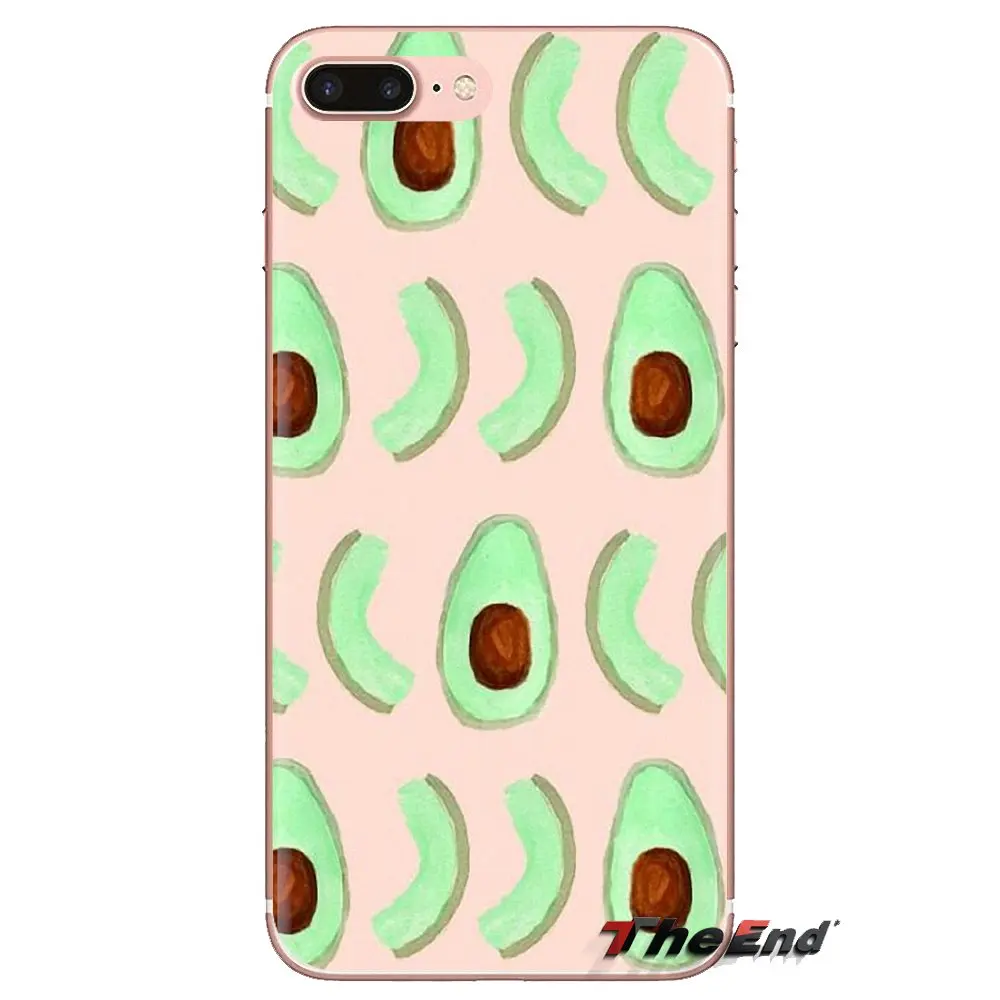 Прозрачный мягкий чехол сумка вкусный Авокадо Фрукты Еда для samsung Galaxy S3 S4 S5 мини S6