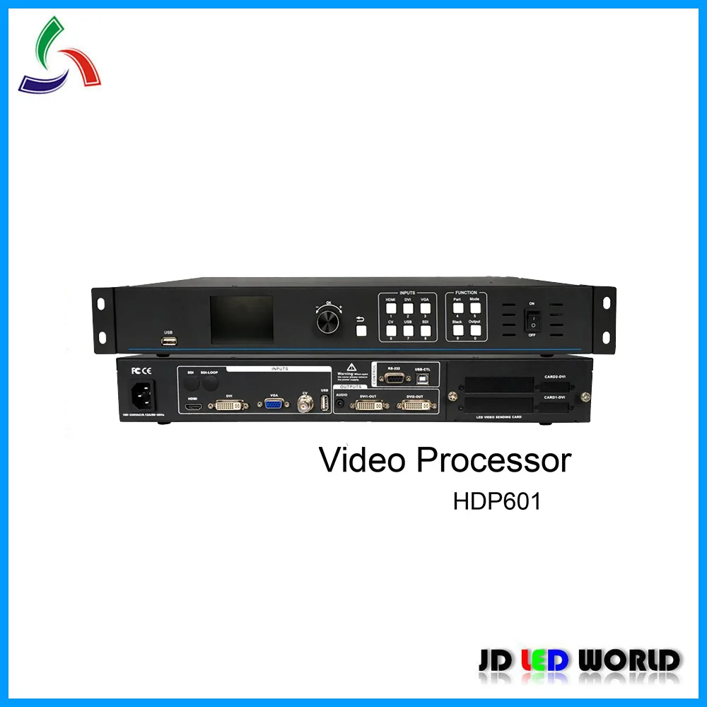 HUIDU HDP601 светодиодный Экран дисплея видео процессор работать с HD A601 A602 A603 A3 A4 A5 A6Player