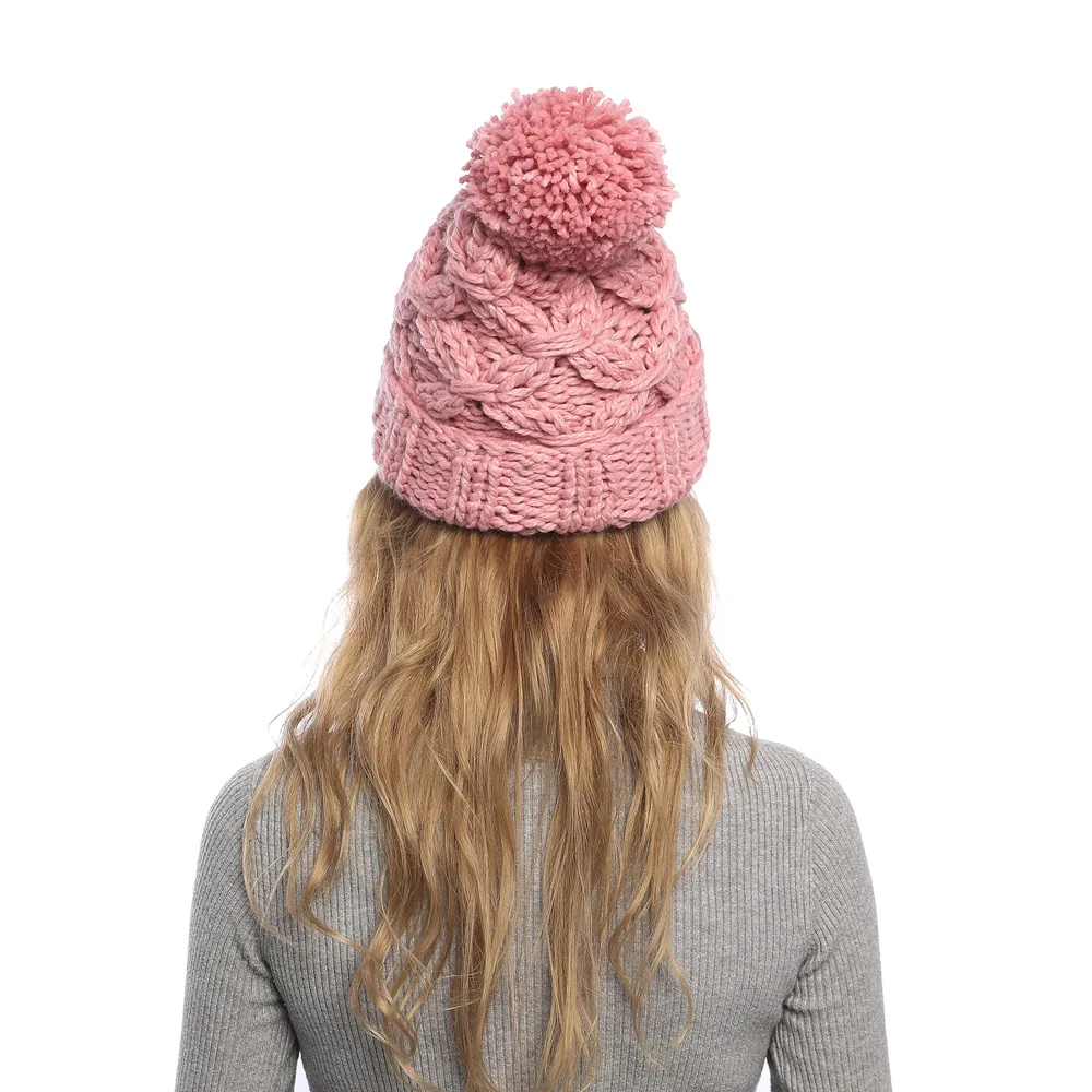 Skullies Beanies зимняя женская шапка теплая вязаная теплая шапка теплая шерстяная шапка для отдыха модные утолщенные зимние шапки