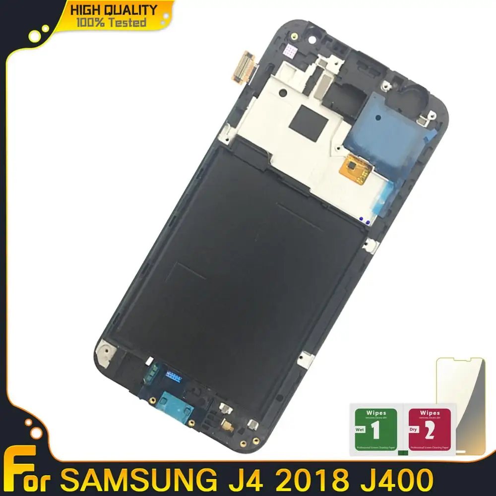 ЖК дисплей для Samsung Galaxy J4 2018 J400 J400F сменный дигитайзер сенсорного экрана в сборе с