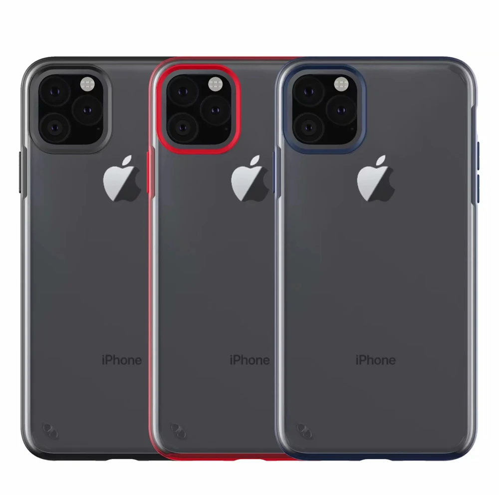 Роскошный противоударный чехол для iPhone 11 Pro XS Max XR X 8 7 6 6s Plus из ТПУ Прозрачный
