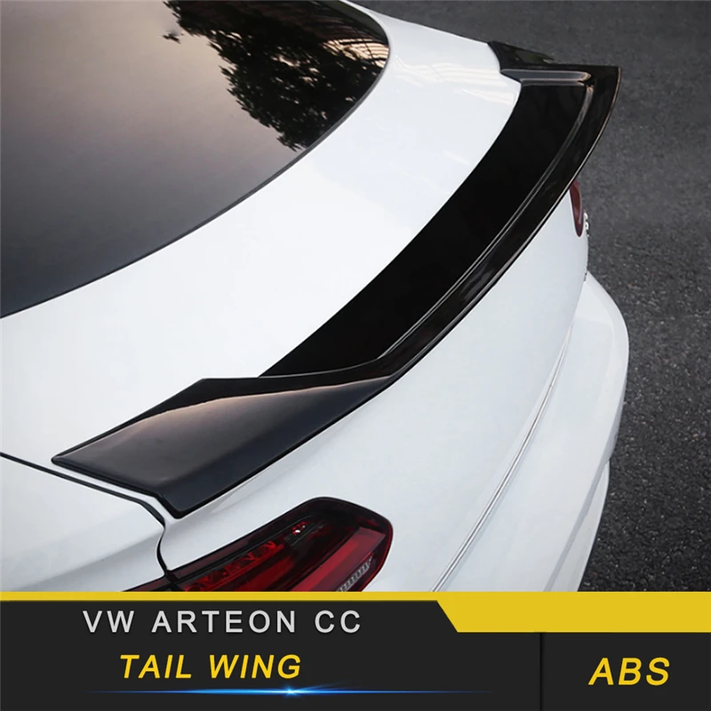 Для VW Volkswagen Arteon автомобильный Стайлинг задний багажник спойлер для губ хвост крыло накладка рамка наклейка внешний аксессуар